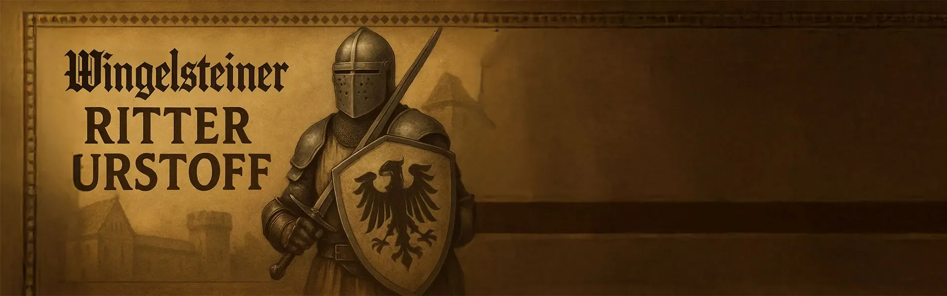 Wingelsteiner Ritter Urstoff Banner